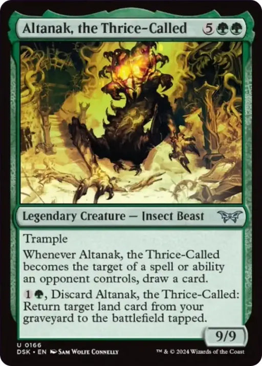 Altanak the Thrice-Called [Duskmourn: House of Horror] - MTG Single