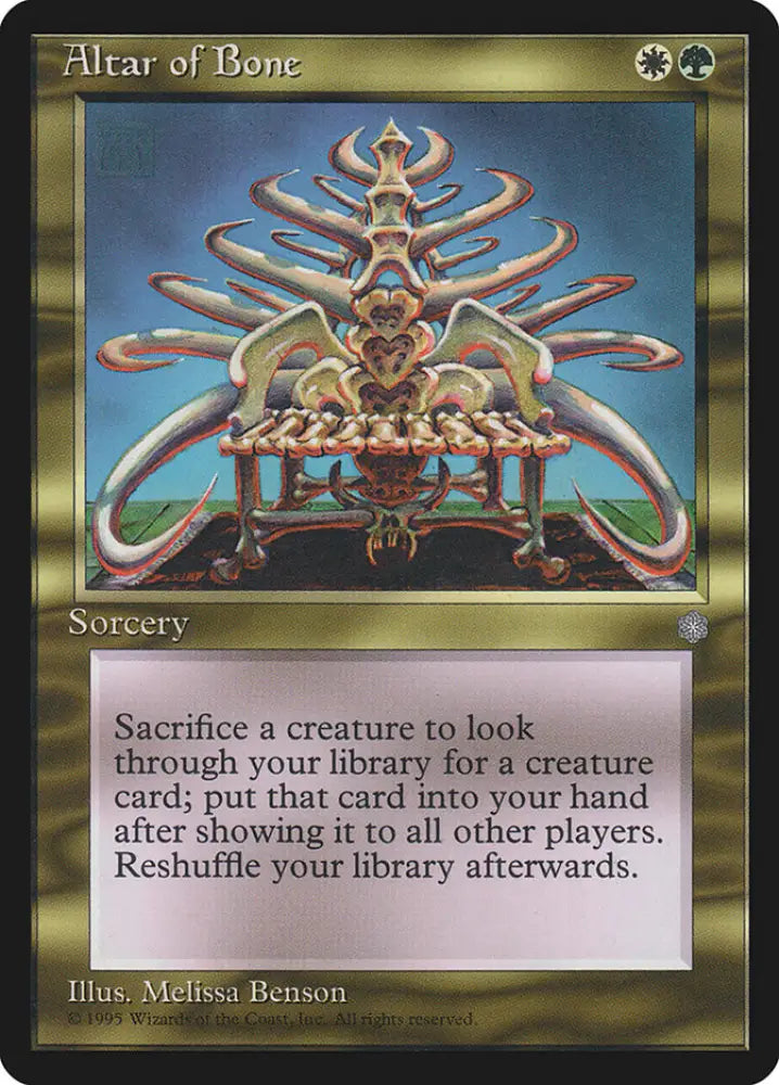 Altar of Bone [Ice Age] - MTG Single
