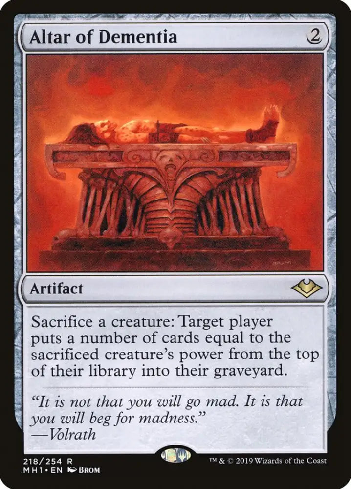 Altar of Dementia [Modern Horizons] - MTG Single