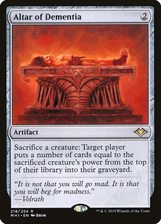 Altar of Dementia [Modern Horizons] - MTG Single