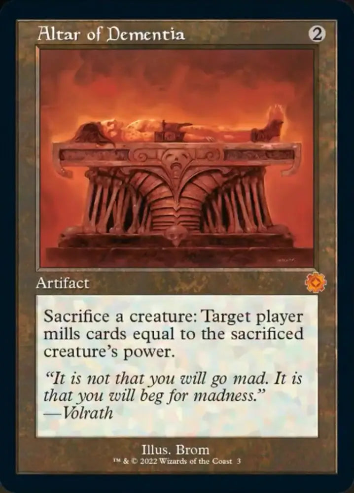 Altar of Dementia (Retro) [The Brothers’ War Retro Artifacts] - MTG Single