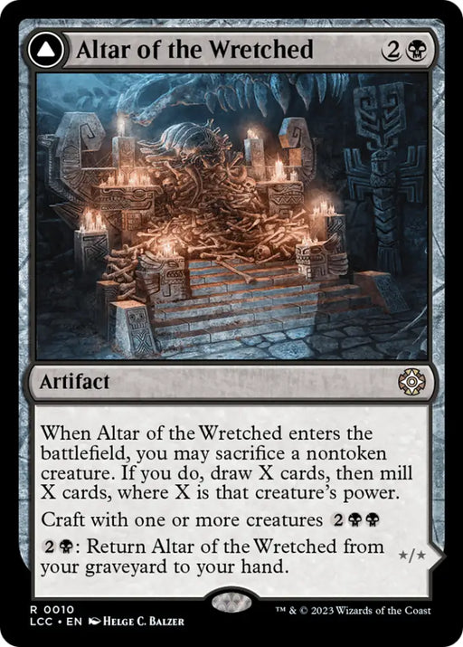 Altar of the Wretched // Wretched Bonemass [The Lost Caverns of Ixalan Commander] - MTG Single