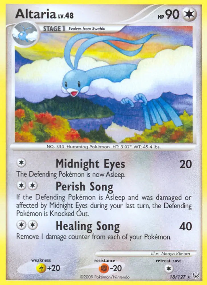 Altaria (18/127) [Platinum: Base Set] - Pokemon Single