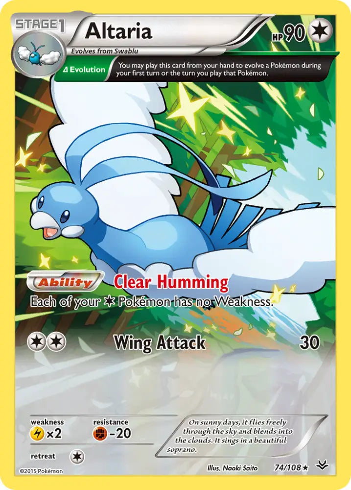 Altaria (74/108) [XY: Roaring Skies] - Pokemon Single