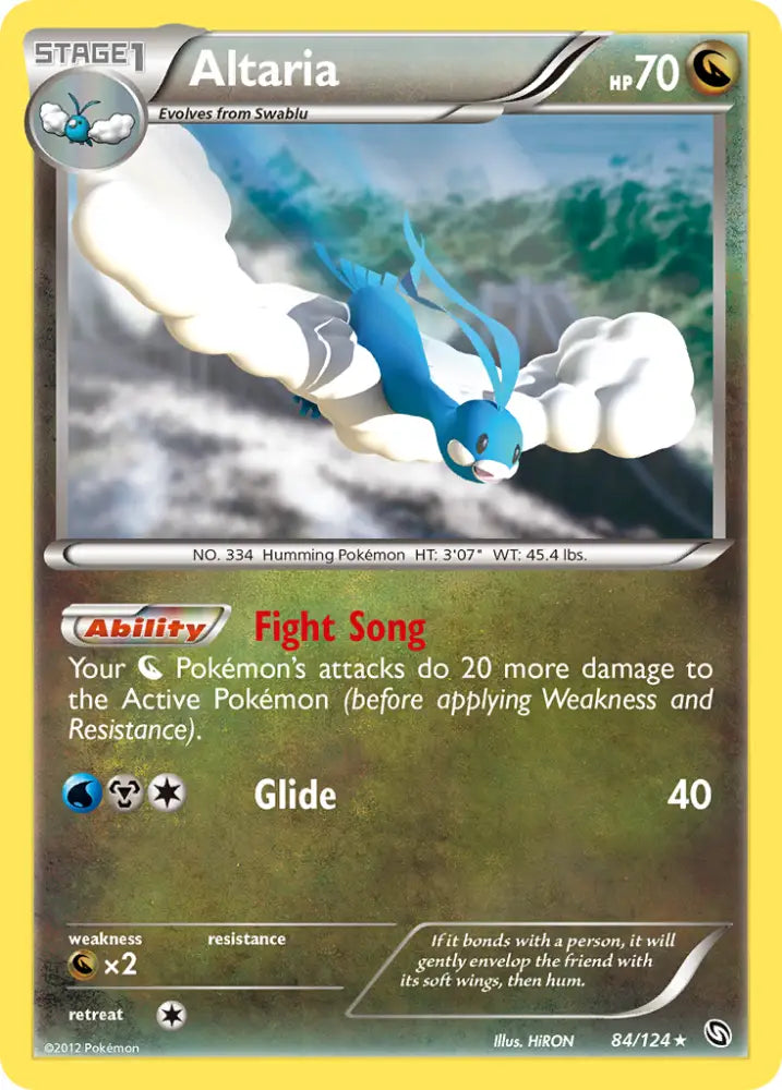 Altaria (84/124) [Black & White: Dragons Exalted] - Pokemon Single