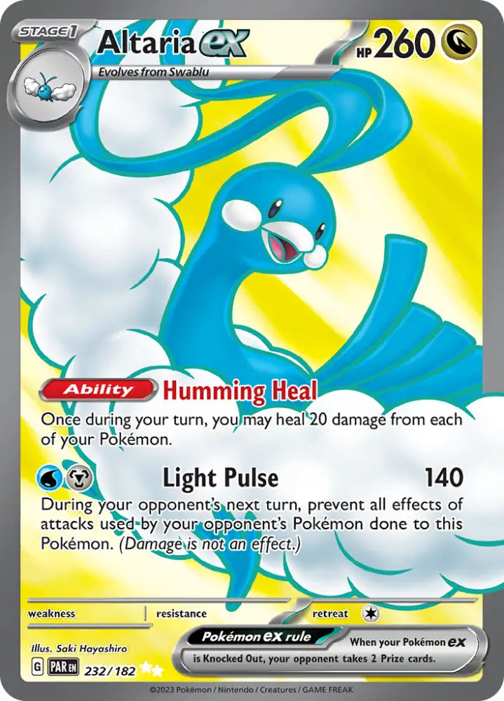 Altaria ex (232/182) [Scarlet & Violet: Paradox Rift] - Pokemon Single
