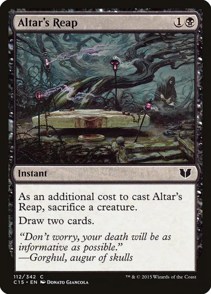 Altar’s Reap [Commander 2015] - MTG Single