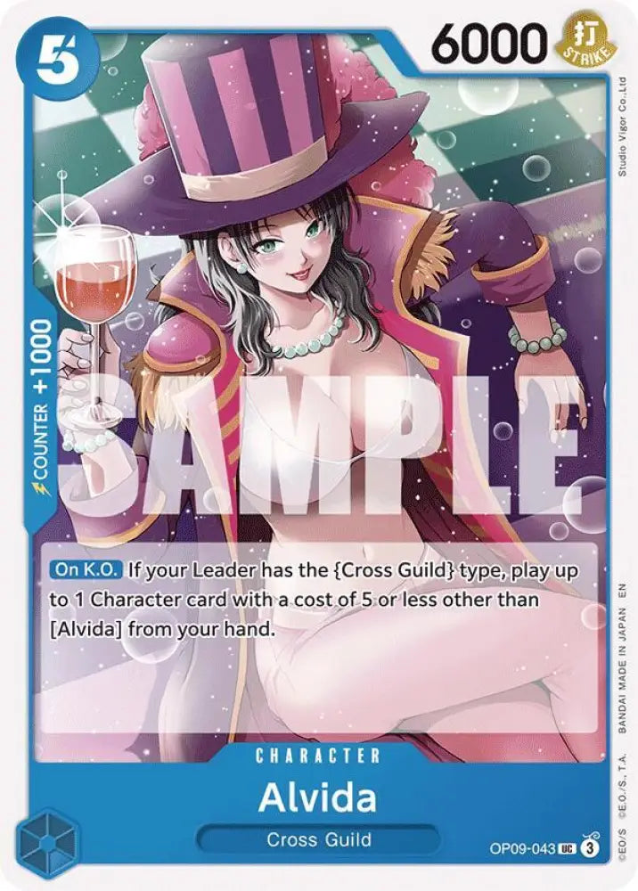 Alvida (Reprint) (OP09-043) [Starter Deck 25: BLUE Buggy]