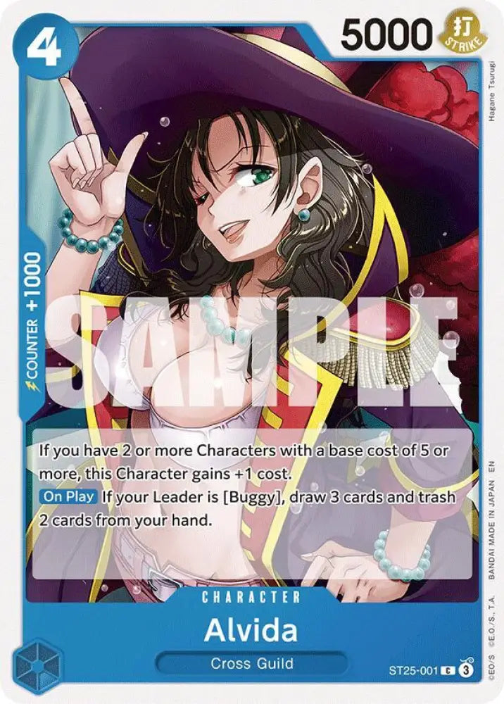 Alvida (ST25-001) [Starter Deck 25: BLUE Buggy]