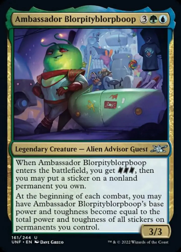 Ambassador Blorpityblorpboop [Unfinity] - MTG Single
