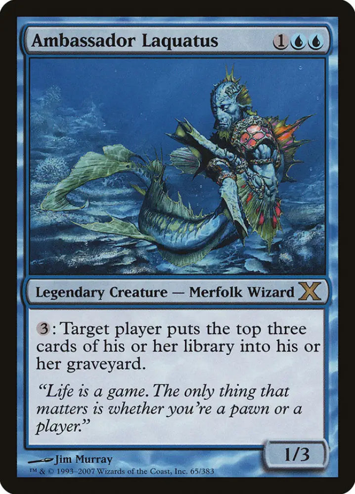 Ambassador Laquatus [Tenth Edition] - MTG Single