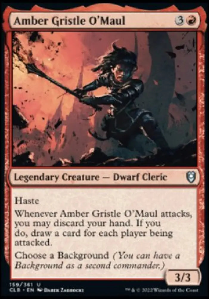 Amber Gristle O’Maul [Commander Legends: Battle for Baldur’s Gate] - MTG Single