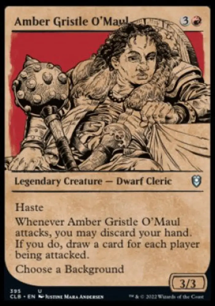 Amber Gristle O’Maul (Showcase) [Commander Legends: Battle for Baldur’s Gate] - MTG Single