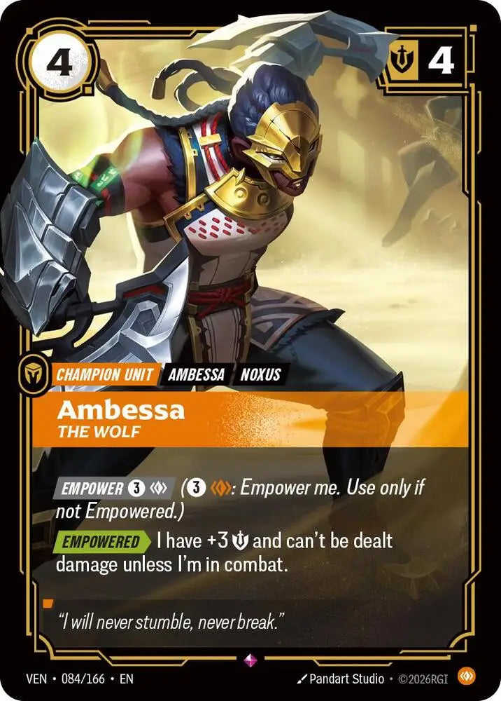 Ambessa, The Wolf (084/166) [Vendetta]