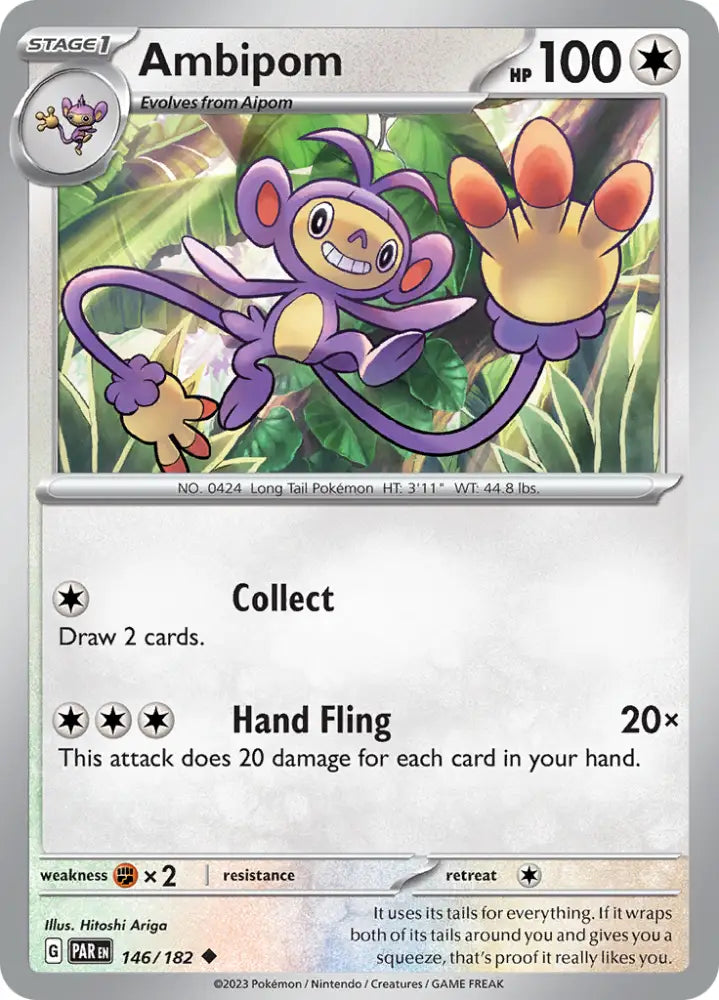 Ambipom (146/182) [Scarlet & Violet: Paradox Rift] - Pokemon Single