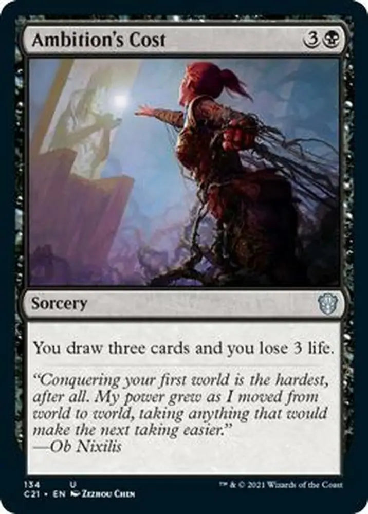 Ambition’s Cost [Commander 2021] - MTG Single