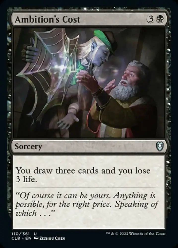Ambition’s Cost [Commander Legends: Battle for Baldur’s Gate] - MTG Single