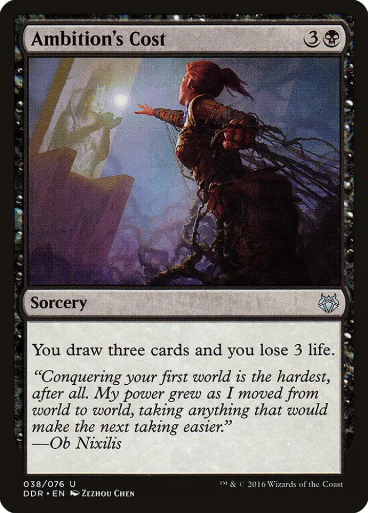 Ambition’s Cost [Duel Decks: Nissa vs. Ob Nixilis] - MTG Single