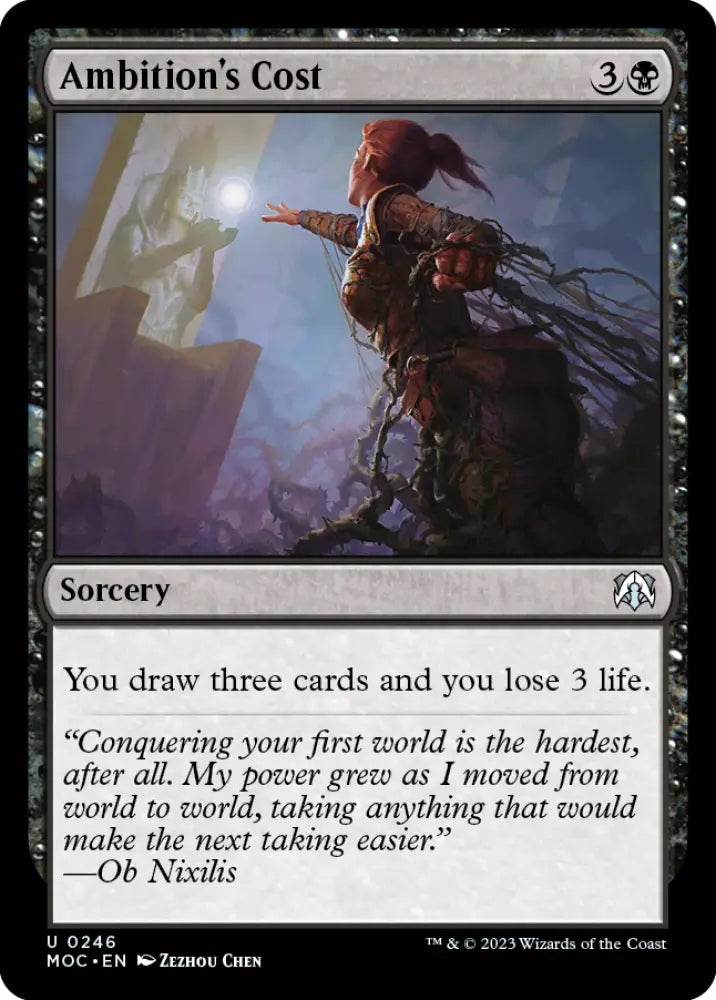 Ambition’s Cost [March of the Machine Commander] - MTG Single