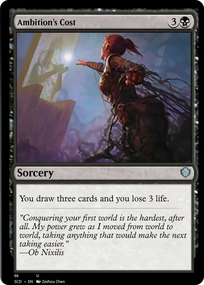 Ambition’s Cost [Starter Commander Decks] - MTG Single