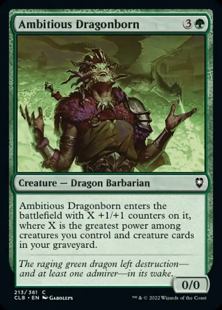 Ambitious Dragonborn [Commander Legends: Battle for Baldur’s Gate] - MTG Single