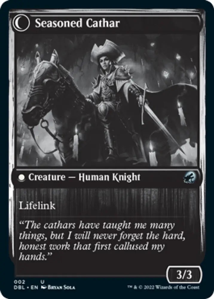 Ambitious Farmhand // Seasoned Cathar [Innistrad: Double Feature] - MTG Single