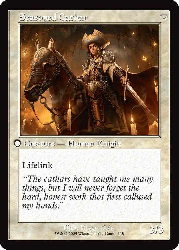 Ambitious Farmhand // Seasoned Cathar (Retro Frame) [Innistrad Remastered] - MTG Single