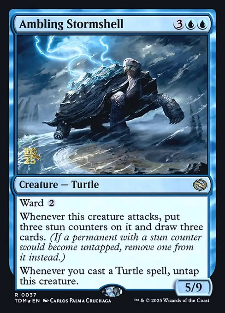 Ambling Stormshell (37s) [Tarkir: Dragonstorm Promos]