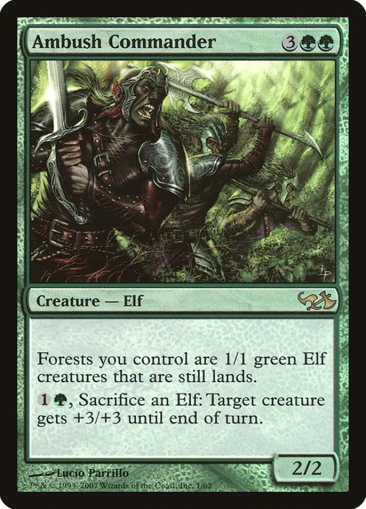 Ambush Commander [Duel Decks: Elves vs. Goblins] - MTG Single