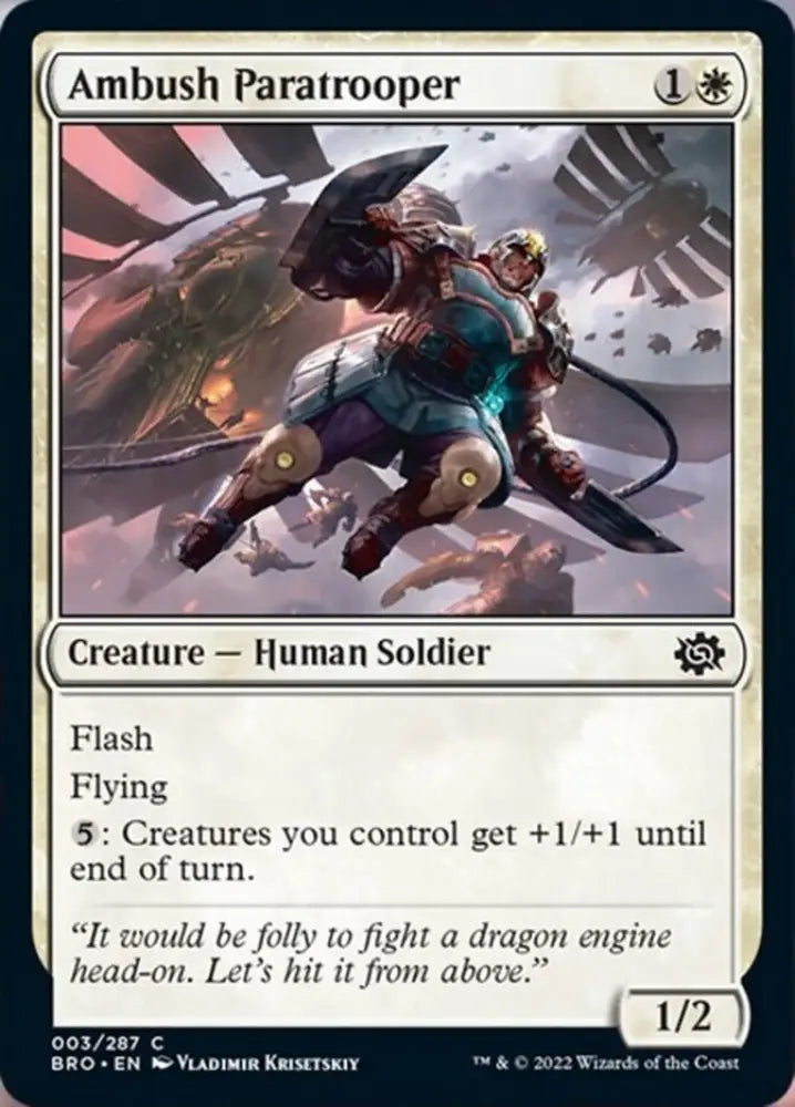 Ambush Paratrooper [The Brothers’ War] - MTG Single
