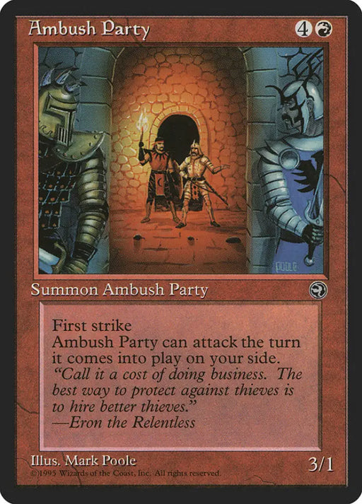 Ambush Party (Eron Flavor Text) [Homelands] - MTG Single