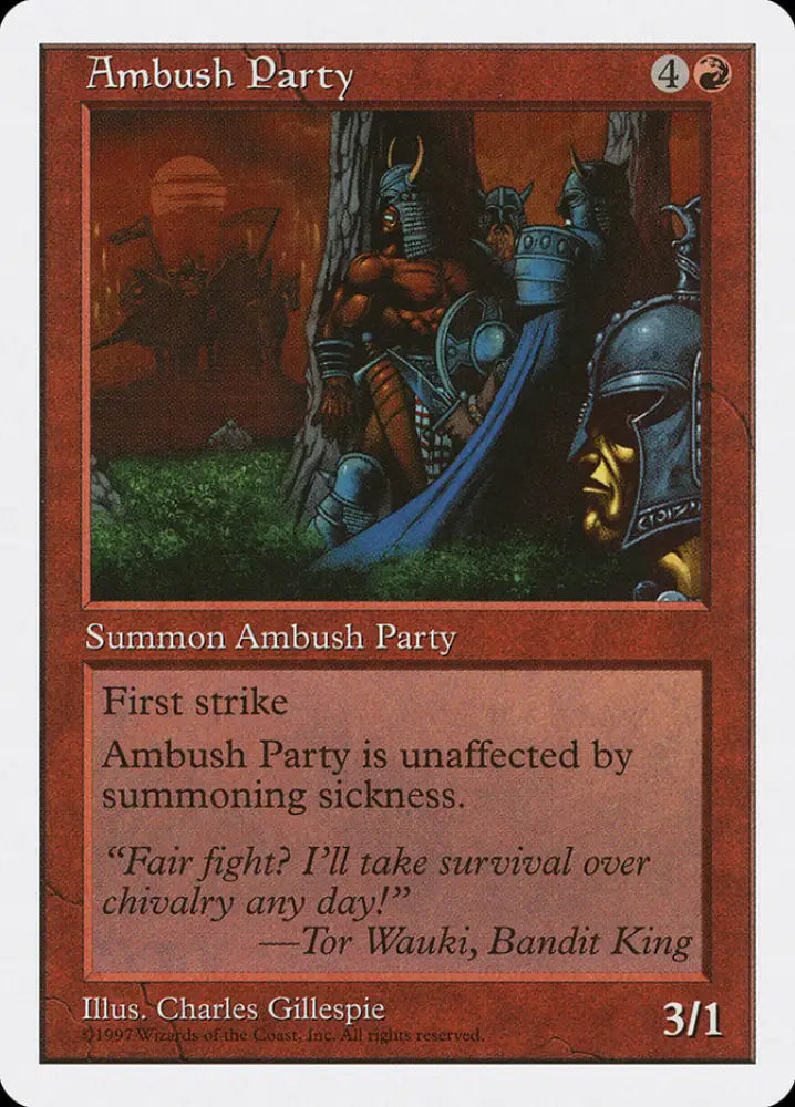Ambush Party [Fifth Edition] - MTG Single