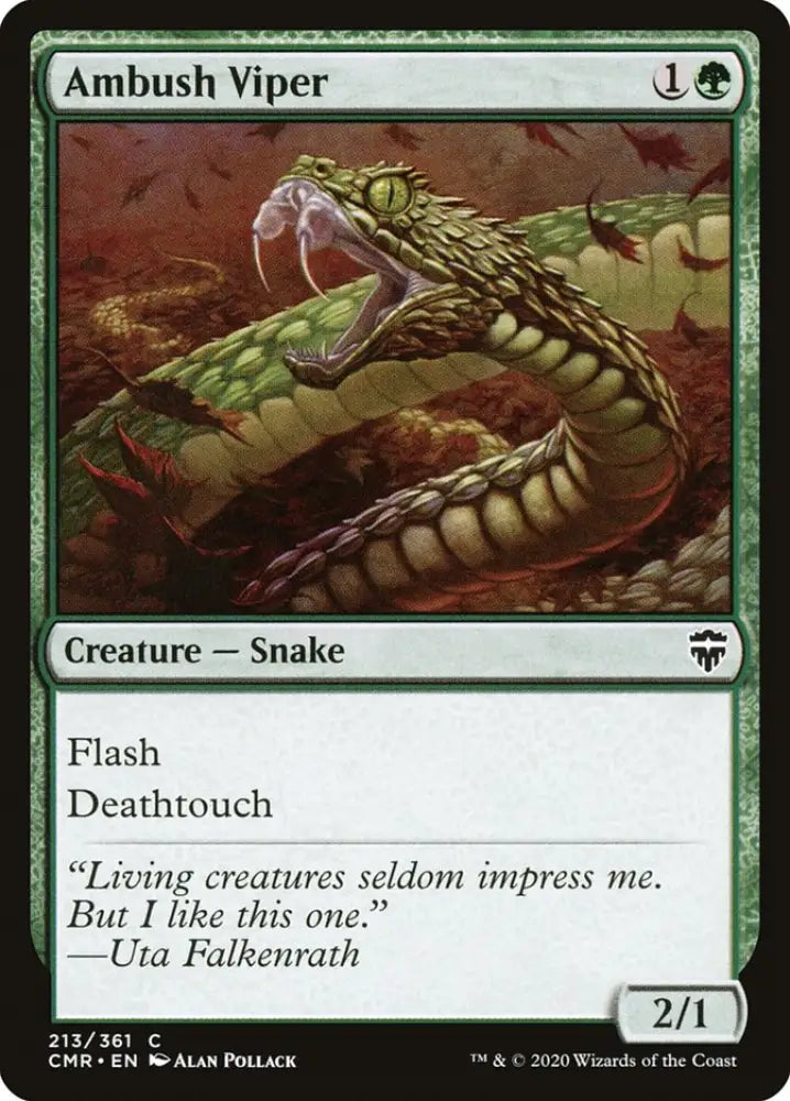 Ambush Viper [Commander Legends] - MTG Single