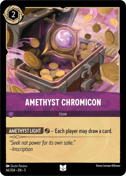 Amethyst Chromicon (66/204) [Shimmering Skies] - Lorcana Single