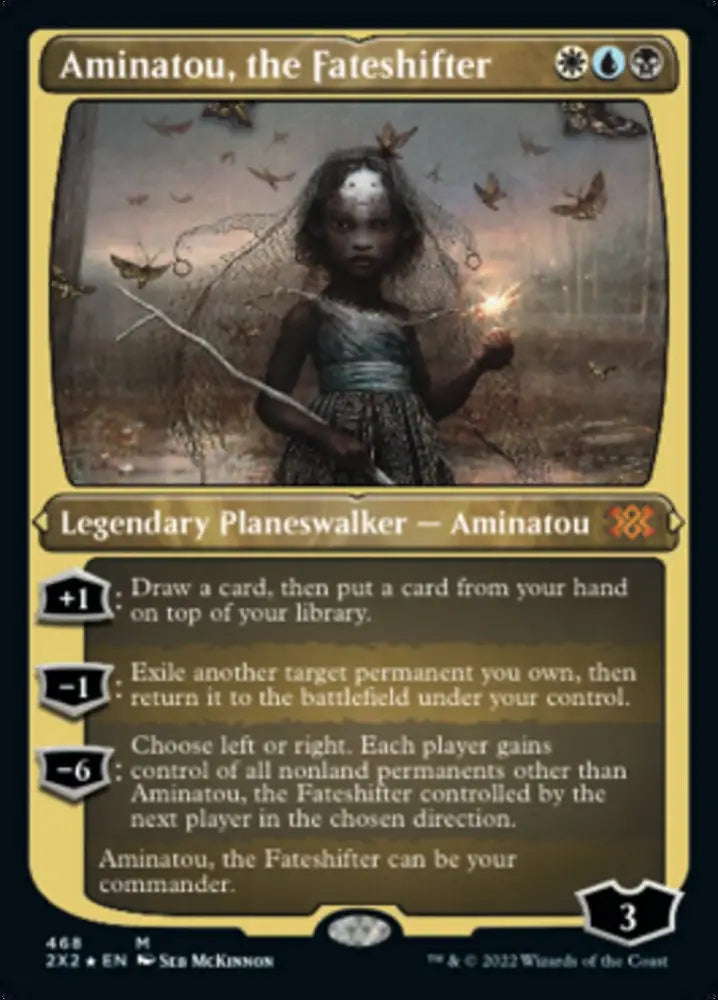 Aminatou the Fateshifter (Foil Etched) [Double Masters 2022] - MTG Single