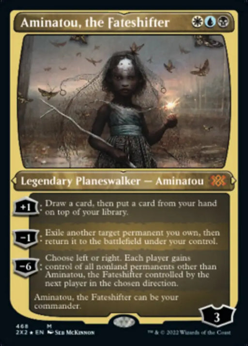 Aminatou the Fateshifter (Foil Etched) [Double Masters 2022] - MTG Single