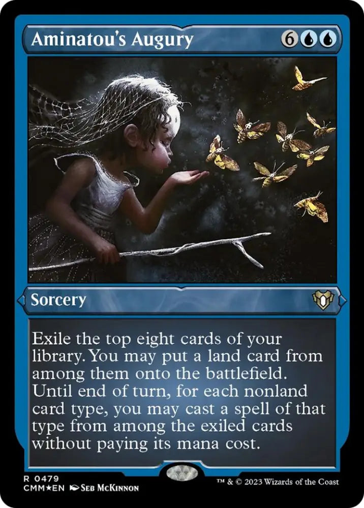 Aminatou’s Augury (Foil Etched) [Commander Masters] - MTG Single