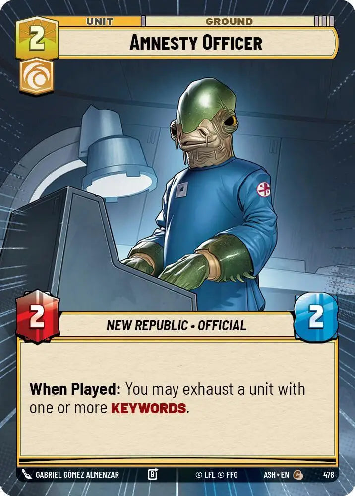 Amnesty Officer (Hyperspace) (478) [Ashes of the Empire]