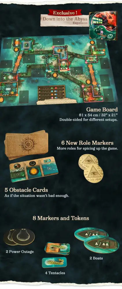 Among Cultists Expansion: Down into the Abyss (EN) - Board Games