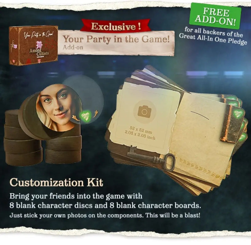 Among Cultists Expansion: Your Party in the Game (EN) - Board Games