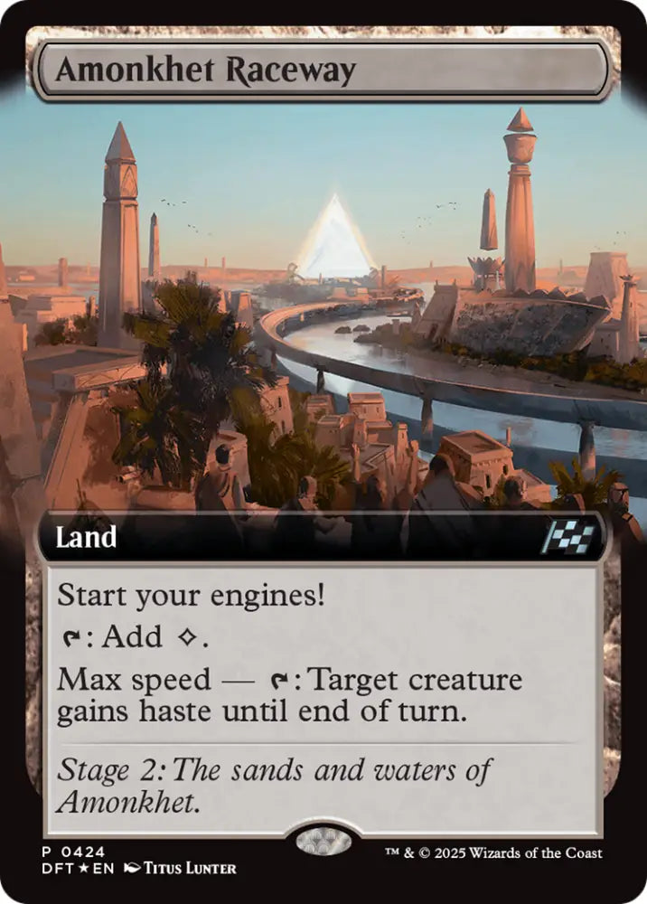 Amonkhet Raceway (Extended Art) [Aetherdrift] - MTG Single
