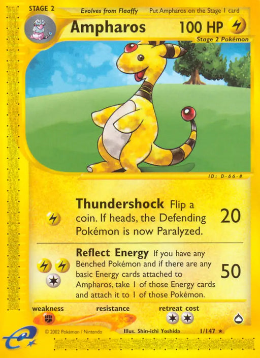 Ampharos (1/147) [Aquapolis] - Pokemon Single