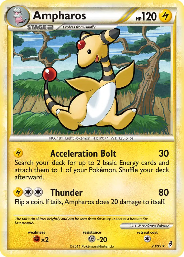 Ampharos (23/95) [HeartGold & SoulSilver: Call of Legends] - Pokemon Single