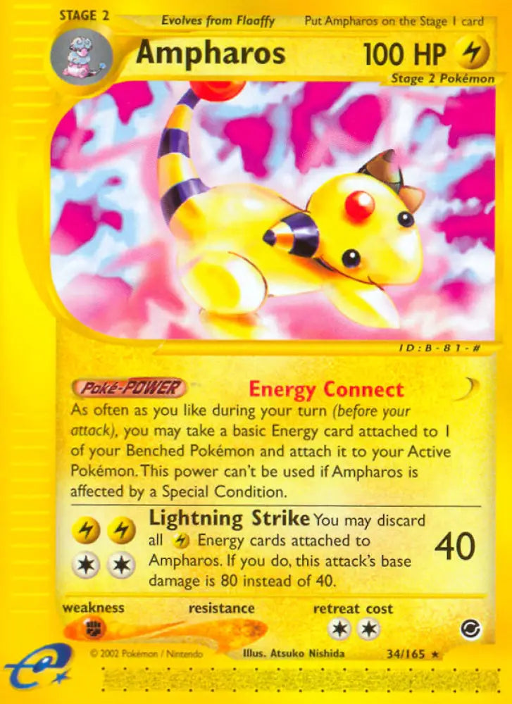 Ampharos (34/165) [Expedition: Base Set] - Pokemon Single