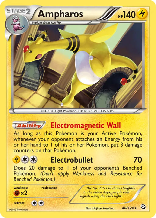 Ampharos (40/124) [Black & White: Dragons Exalted] - Pokemon Single