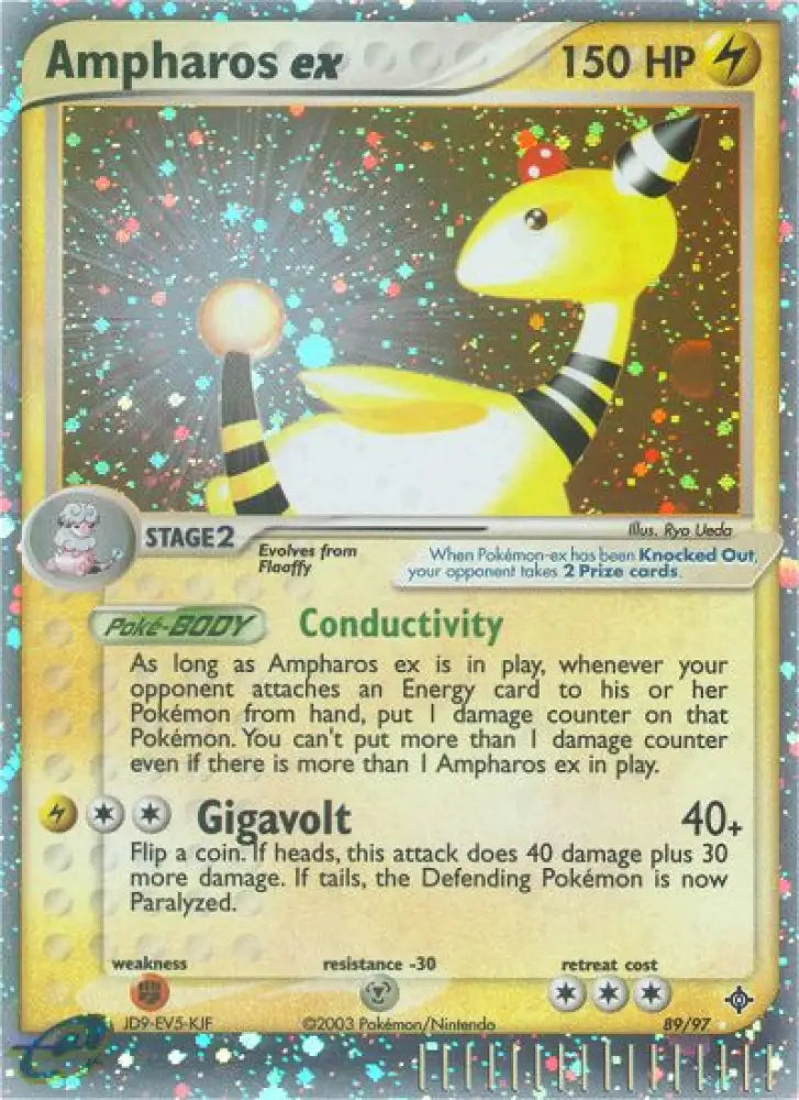 Ampharos ex (89/97) [EX: Dragon] - Pokemon Single