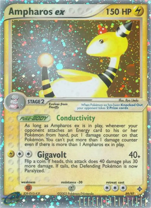 Ampharos ex (89/97) [EX: Dragon] - Pokemon Single