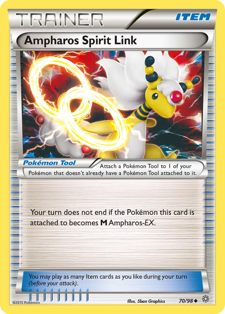 Ampharos Spirit Link (70/98) [XY: Ancient Origins] - Pokemon Single