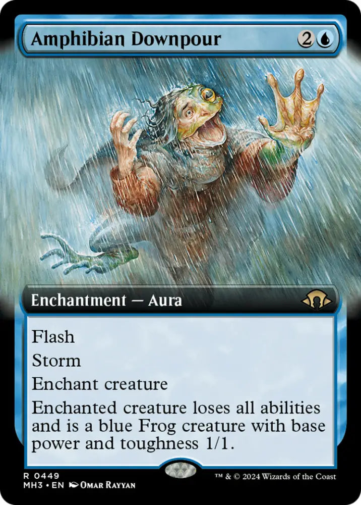 Amphibian Downpour (Extended Art) [Modern Horizons 3] - MTG Single