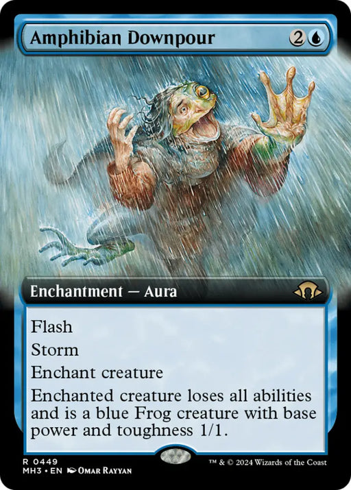 Amphibian Downpour (Extended Art) [Modern Horizons 3] - MTG Single